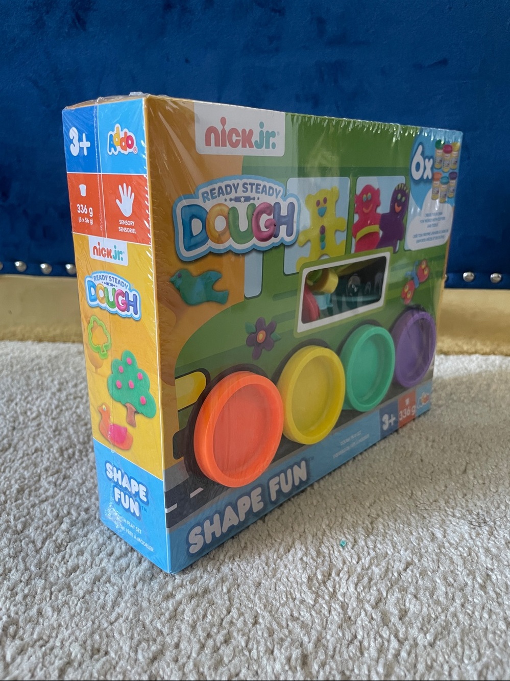 BNIB Ready Steady Dough Shape Fun Playset - Orange, Yellow, Green, Purple